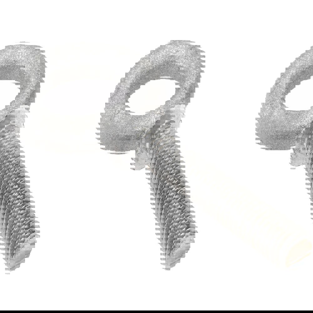 Fixed Lifting Eye Bolt: With Shoulder, 3,200 lb Capacity, 9/16-12 Thread, Grade C-1035 Forged Steel